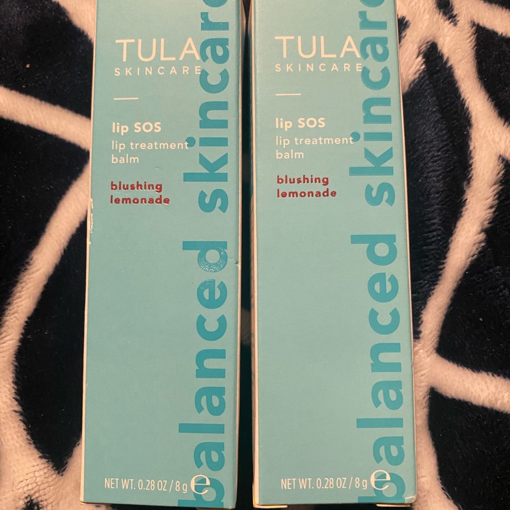 Tula Blushing lemonade lip treatment balm new